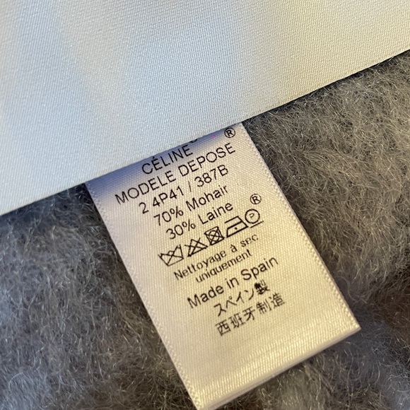 Mohair And Wool Blanket Scarf - Picture 10 of 11